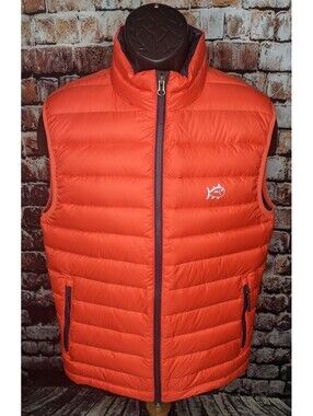 Southern Tide Performance Quilted Down Winter Puffer Vest Jacket Mens Small 40